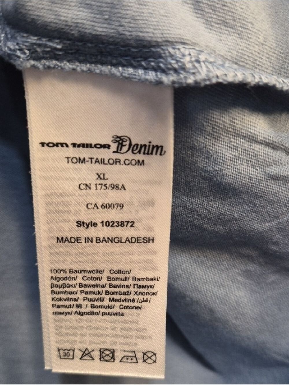 TOM Tailor Denim Sunday Morning Graphic Tee - Foggy Blue - Picture 7 of 8